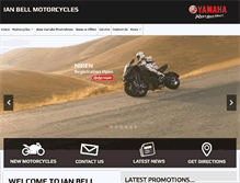 Tablet Screenshot of ianbellmotorcycles.com